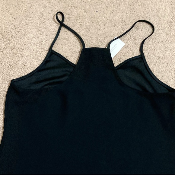 SOLD Banana Republic Black Racerback Camisole Spaghetti Strap Casual Lounge M - Picture 6 of 10